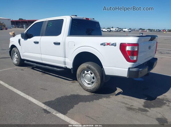 1FTEW1EB1MKE76417 2021 FORD F150 White Tył lewy