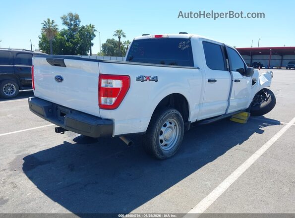1FTEW1EB1MKE76417 2021 FORD F150 White Tył prawy