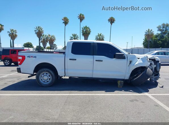 1FTEW1EB1MKE76417 2021 FORD F150 White Widok wnętrza 360 stopni