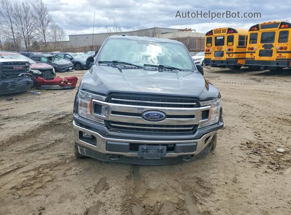 1FTEW1EB2JFD63337 2018 FORD F150 Gray Դիմացի տեսք