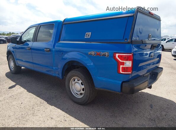 1FTEW1EB2LKF21685 2020 FORD F150 Blue Rear left