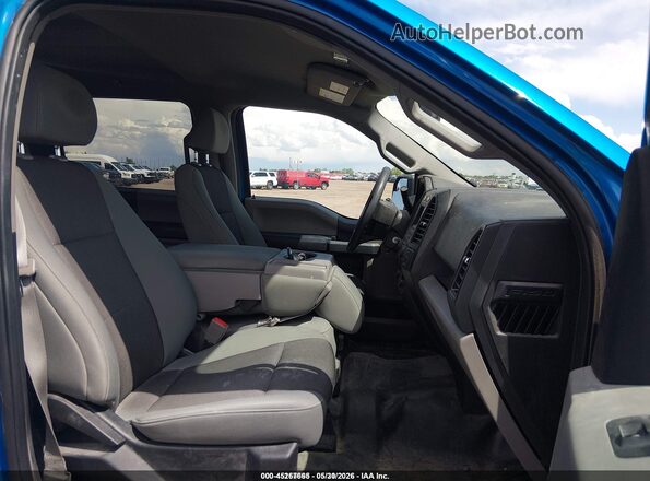 1FTEW1EB2LKF21685 2020 FORD F150 Blue Front interior view
