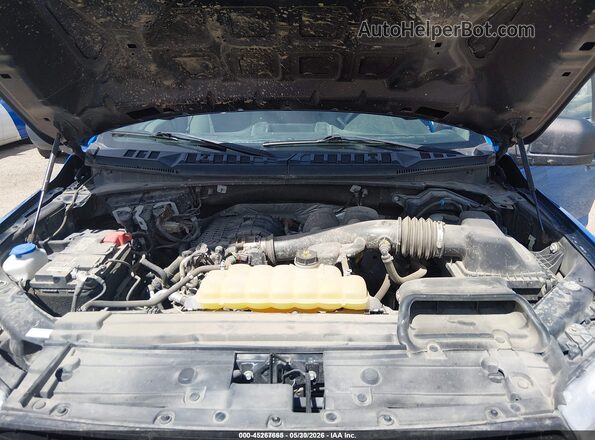 1FTEW1EB2LKF21685 2020 FORD F150 Blue Rear view