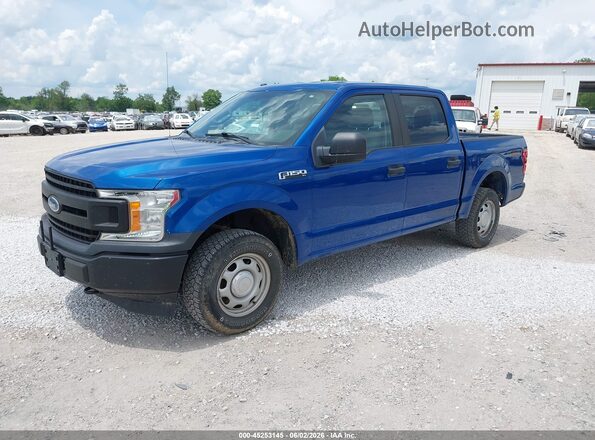 1FTEW1EB3JKE53152 2018 FORD F150 Blue 