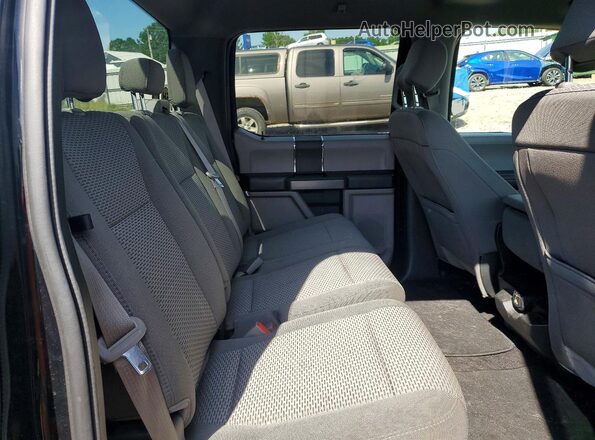 1FTEW1EB4JFB88332 2018 FORD F150 Black Вид задніх сидінь