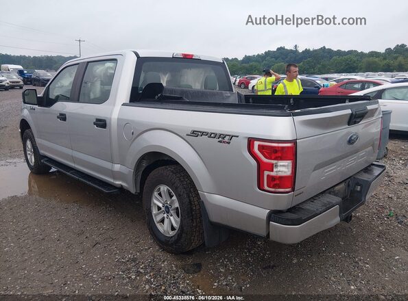 1FTEW1EB4JFC91413 2018 FORD F150 Silver Задня ліва чверть