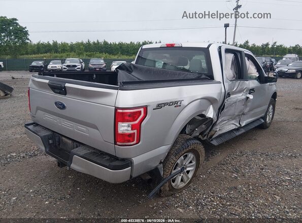 1FTEW1EB4JFC91413 2018 FORD F150 Silver Задня права чверть