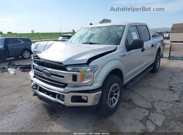 1FTEW1EB4KKC05400 2019 FORD F150 Silver Vista tres cuartos delantera izquierda