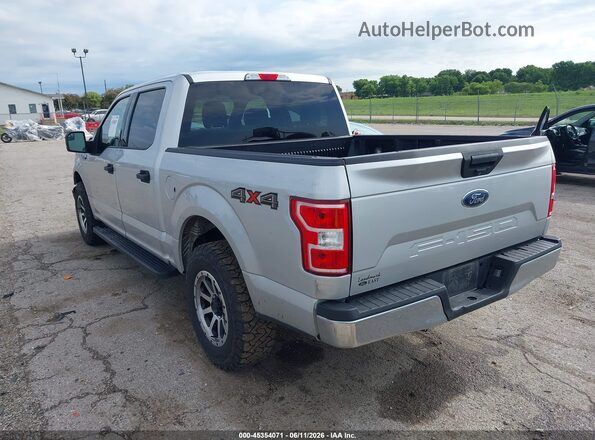 1FTEW1EB4KKC05400 2019 FORD F150 Silver Trasero izquierdo