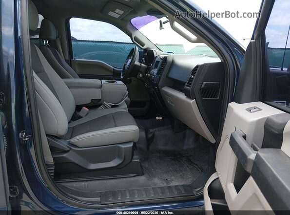 1FTEW1EB4LKD26543 2020 FORD F150 Blue Widok wnętrza z przodu