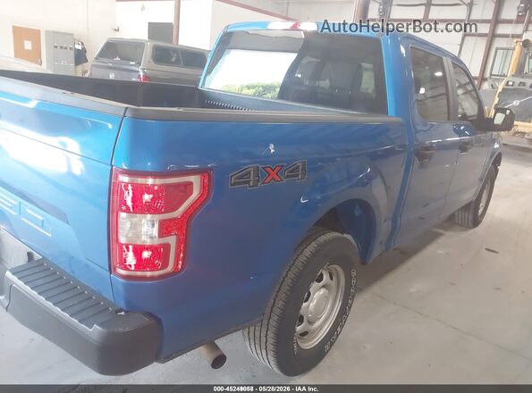 1FTEW1EB4LKE67080 2020 FORD F150 Blue Հետևի աջ