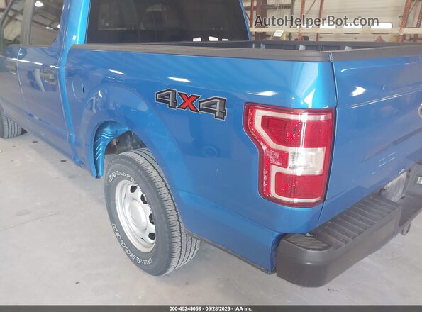 1FTEW1EB4LKE67080 2020 FORD F150 Blue Հետևի ձախ