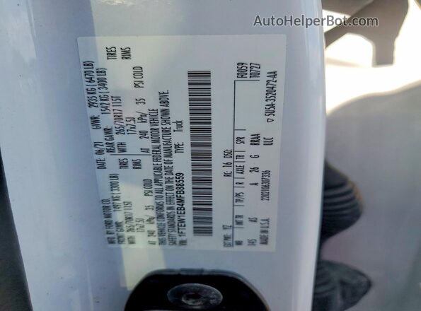 1FTEW1EB4MFB88559 2021 FORD F150 White 