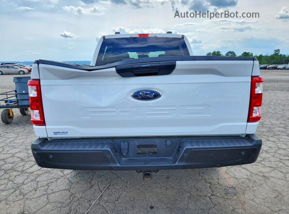 1FTEW1EB4MFB88559 2021 FORD F150 White Widok z tyłu
