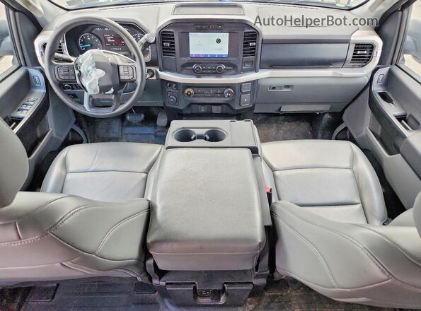 1FTEW1EB4MFB88559 2021 FORD F150 White Widok deski rozdzielczej