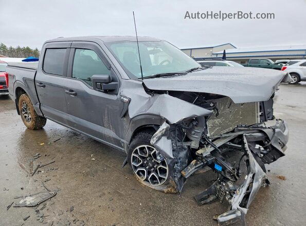 1FTEW1EB4NKE28279 2022 FORD F150 Gray Передня права чверть