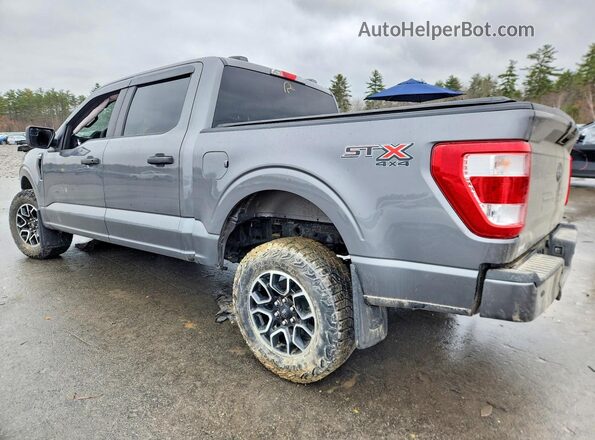 1FTEW1EB4NKE28279 2022 FORD F150 Gray Задня ліва чверть