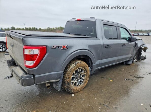 1FTEW1EB4NKE28279 2022 FORD F150 Gray Задня права чверть