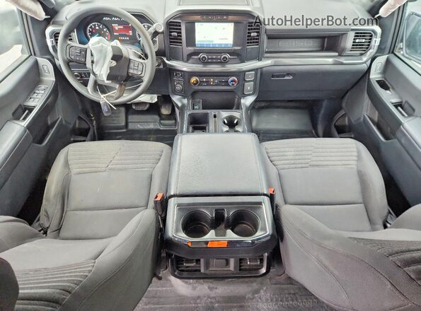 1FTEW1EB4NKE28279 2022 FORD F150 Gray Вид панелі приладів