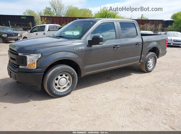1FTEW1EB5LKE13366 2020 FORD F150 Gray წინა მარცხენა ხედი სამი მეოთხედიდან