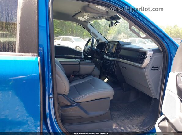 1FTEW1EB6MFA39330 2021 FORD F150 Blue Սալոնի դիմացի տեսք