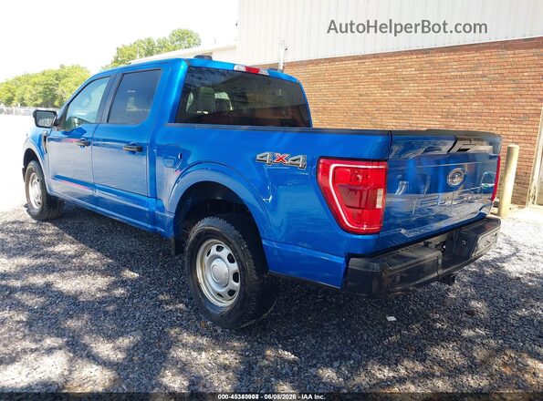 1FTEW1EB6MFA39330 2021 FORD F150 Blue Հետևի ձախ