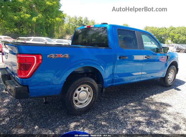 1FTEW1EB6MFA39330 2021 FORD F150 Blue Հետևի աջ