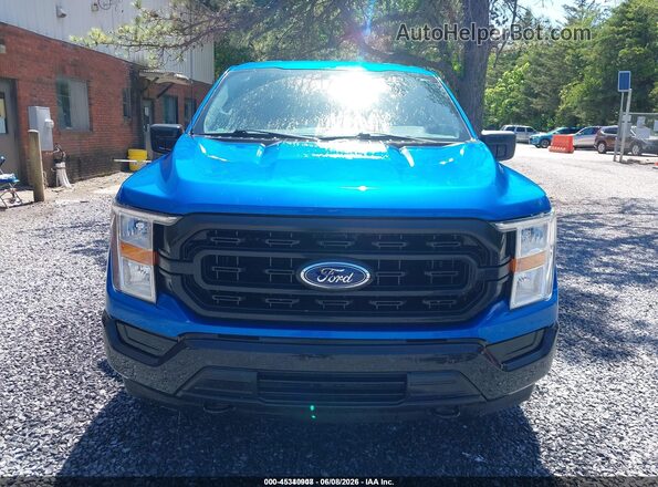 1FTEW1EB6MFA39330 2021 FORD F150 Blue Սալոնի 360 աստիճան տեսք