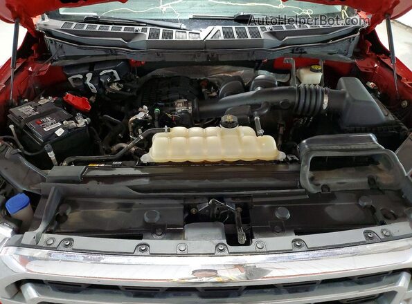 1FTEW1EB7MKE01771 2021 FORD F150 Red Widok wnętrza z tyłu