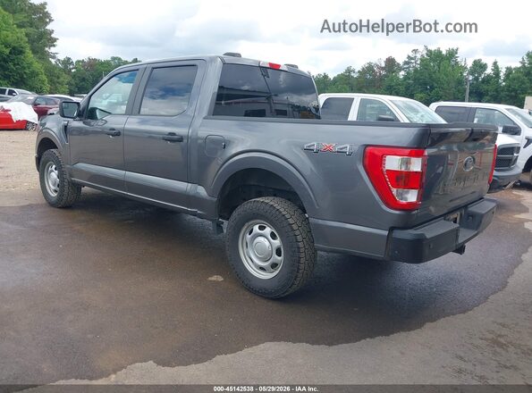 1FTEW1EB7PKD34349 2023 FORD F150 Серый Задняя левая четверть