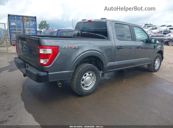 1FTEW1EB7PKD34349 2023 FORD F150 Серый Задняя правая четверть