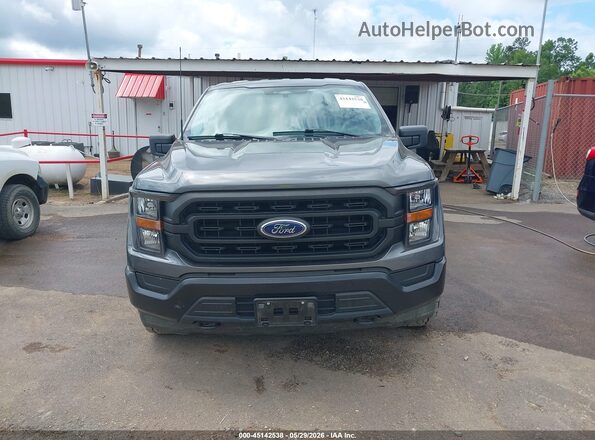 1FTEW1EB7PKD34349 2023 FORD F150 Серый Вид задней части салона