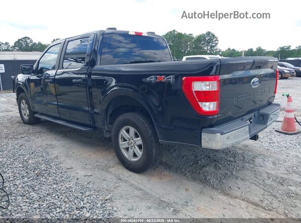 1FTEW1EB8MFC96540 2021 FORD F150 Black Tył lewy