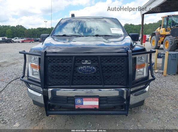 1FTEW1EB8MFC96540 2021 FORD F150 Black Widok zestawu wskaźników
