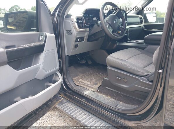 1FTEW1EB8MFC96540 2021 FORD F150 Black Widok wnętrza z przodu