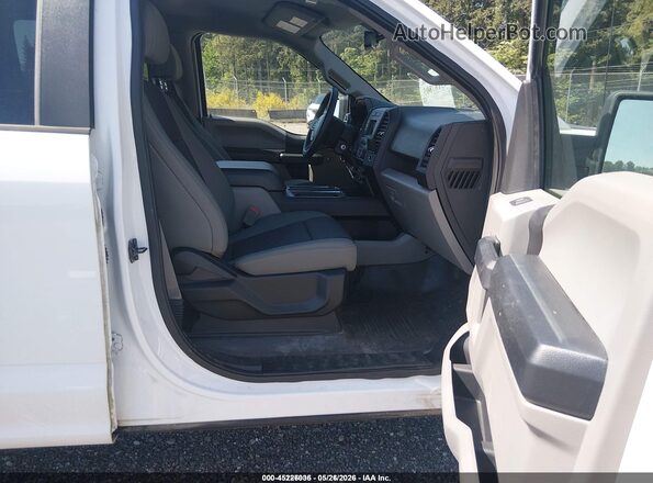 1FTEW1EB9JFD05080 2018 FORD F150 White წინა სალონის ხედი