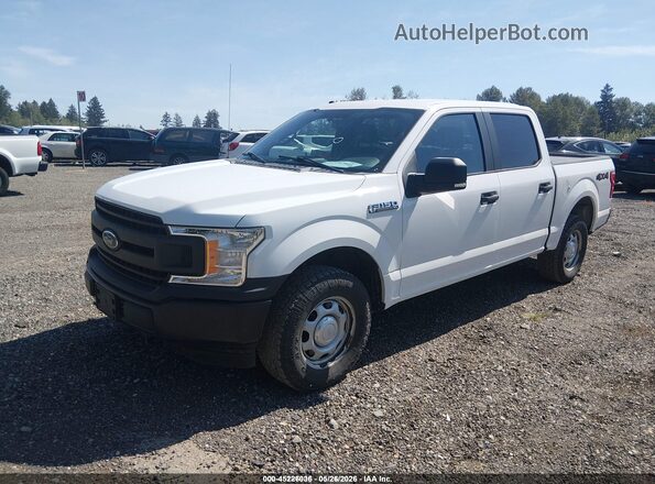 1FTEW1EB9JFD05080 2018 FORD F150 White წინა მარცხენა ხედი სამი მეოთხედიდან