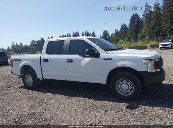 1FTEW1EB9JFD05080 2018 FORD F150 White უკანა სალონის ხედი
