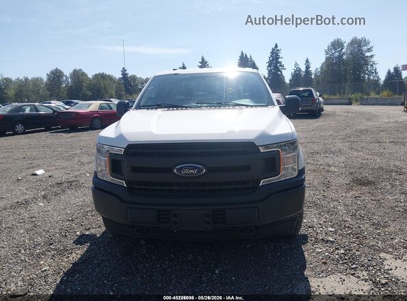 1FTEW1EB9JFD05080 2018 FORD F150 White ხელსაწყოთა პანელის ხედი