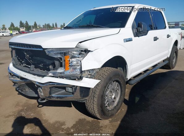 1FTEW1EBXJKD82418 2018 FORD F150 White Front view