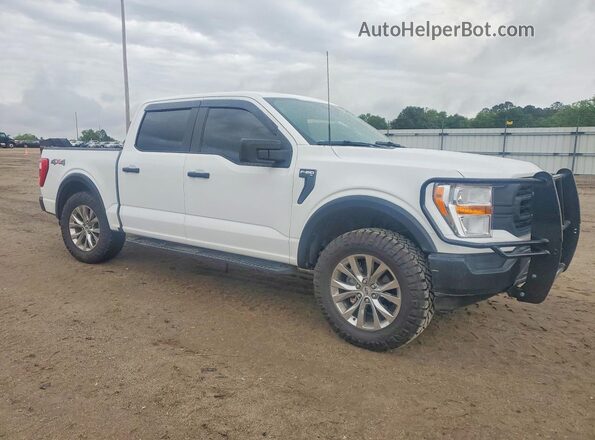 1FTEW1EBXMFB81003 2021 FORD F150 White Front right