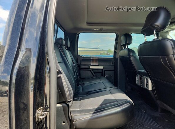 1FTEW1EF0GFA55787 2016 FORD F150 Black Հետևի նստատեղերի տեսք