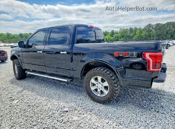 1FTEW1EF0GFA55787 2016 FORD F150 Black Հետևի ձախ