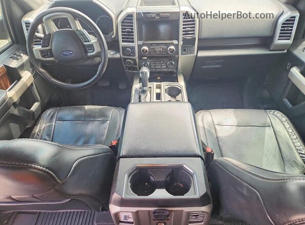 1FTEW1EF0GFA55787 2016 FORD F150 Black Առջևի վահանակի տեսք