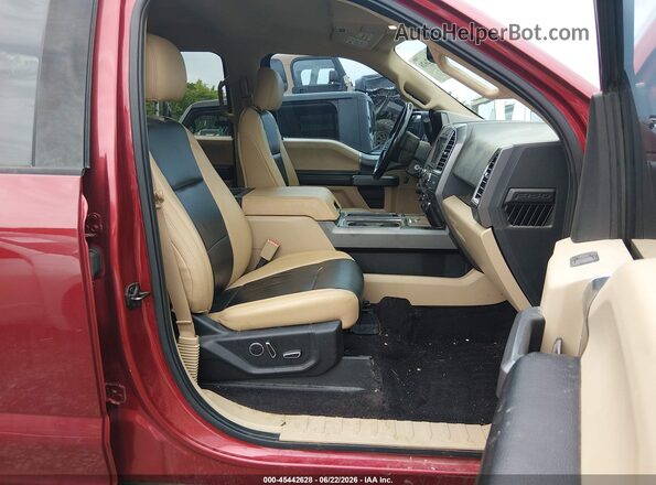 1FTEW1EF0GFB81051 2016 FORD F150 Red Սալոնի դիմացի տեսք