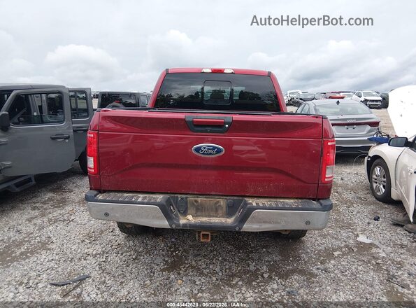 1FTEW1EF0GFB81051 2016 FORD F150 Red 
