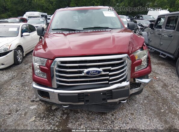 1FTEW1EF0GFB81051 2016 FORD F150 Red 