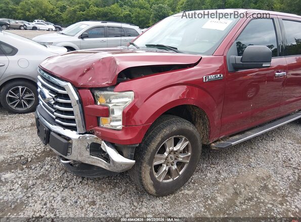 1FTEW1EF0GFB81051 2016 FORD F150 Red 