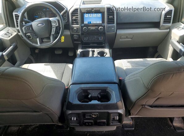 1FTEW1EF0HFC10498 2017 FORD F150 Silver Вид панелі приладів