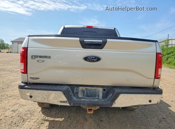 1FTEW1EF0HFC10498 2017 FORD F150 Silver Вид ззаду
